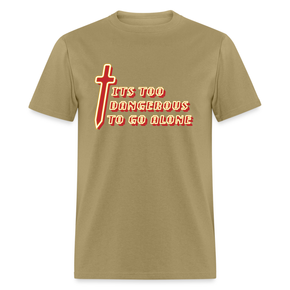 It's Too Dangerous Unisex Tee Unisex Classic T-Shirt | Fruit of the Loom 3930 - Yah Equip Apparel