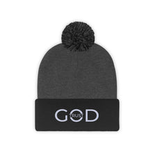 Load image into Gallery viewer, Trust in God Pom Beanie Hats - Yah Equip Apparel
