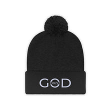 Load image into Gallery viewer, Trust in God Pom Beanie Hats - Yah Equip Apparel
