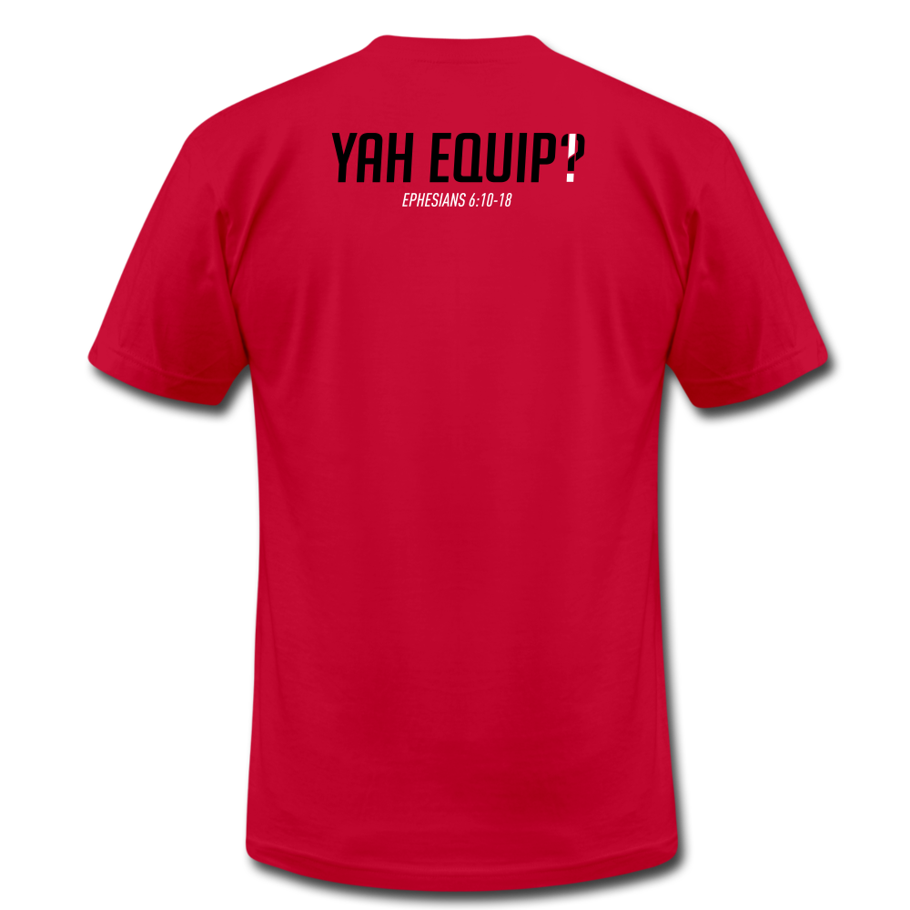 Y.E.A. Unisex Red Tee (S2) Unisex Jersey T-Shirt | Bella + Canvas 3001 - Yah Equip Apparel