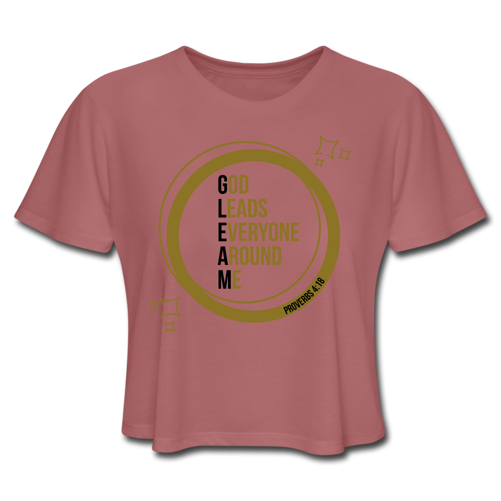 G.L.E.A.M. Women's Cropped Top Women's Cropped T-Shirt | Bella+Canvas B8882 - Yah Equip Apparel