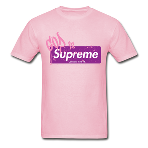 God is Supreme (Purple Box) Unisex Tee Ultra Cotton Adult T-Shirt | Gildan G2000 - Yah Equip Apparel