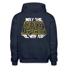 Load image into Gallery viewer, May The Holy Spirit Hoodie - navy
